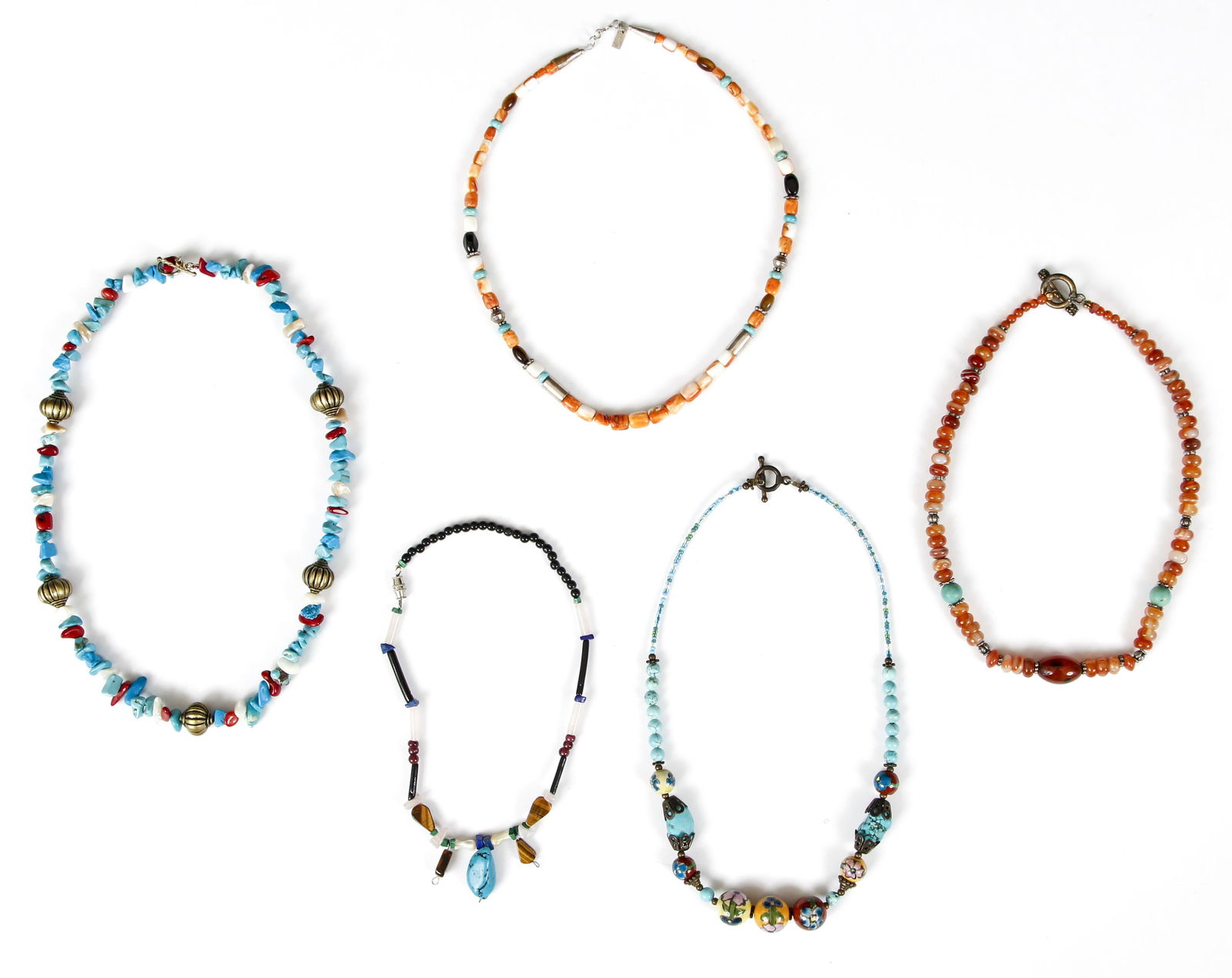 Assorted Turquoise Mixed Stone Necklaces (1 of 12)