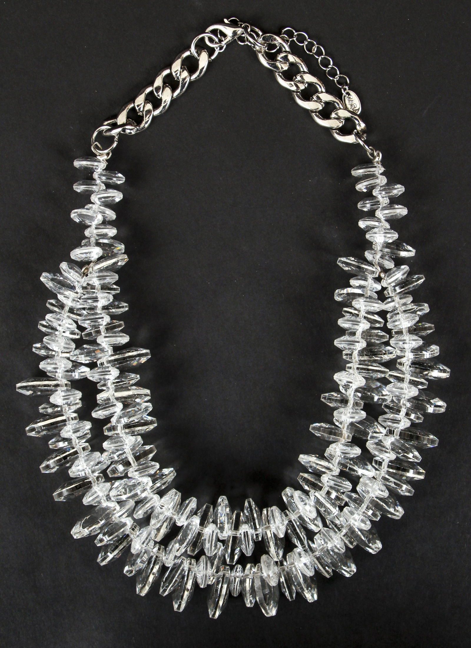 ZARA Crystal Statement Necklace (1 of 3)
