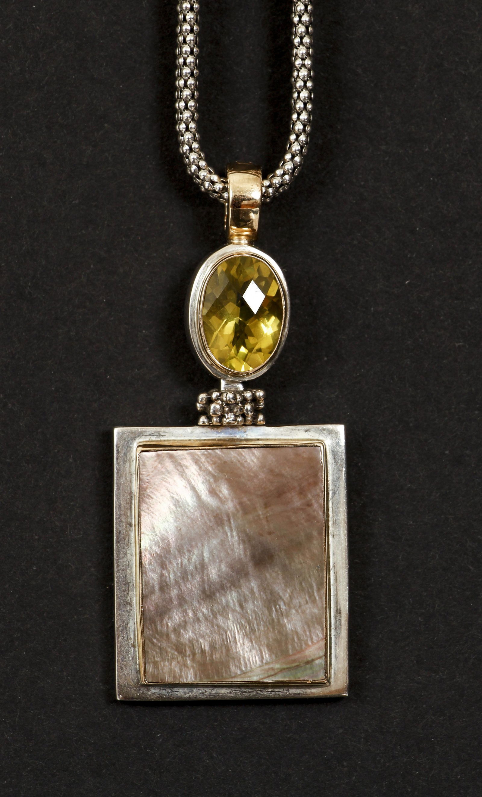 Michael Dawkins Sterling Quartz Necklace (1 of 5)