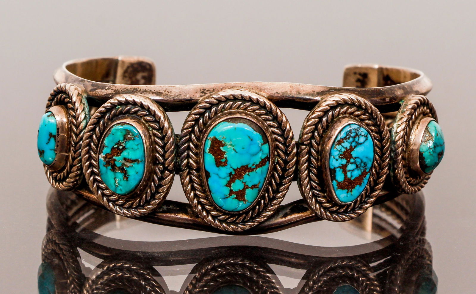 Sterling Turquoise Bracelet (1 of 4)