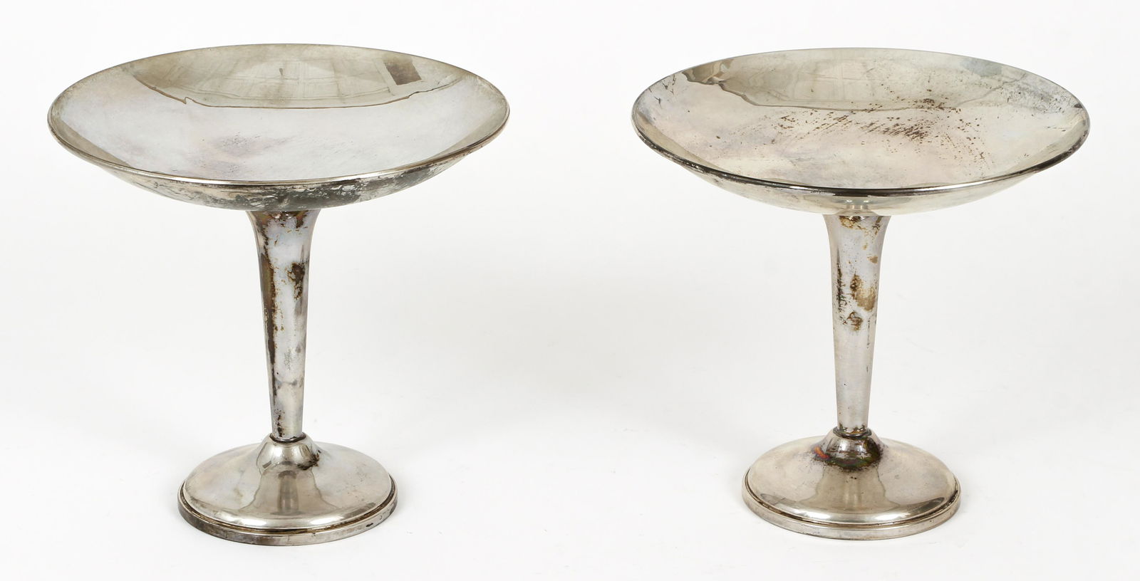 Pair Revere Silversmith Sterling Weighted Compote (1 of 7)