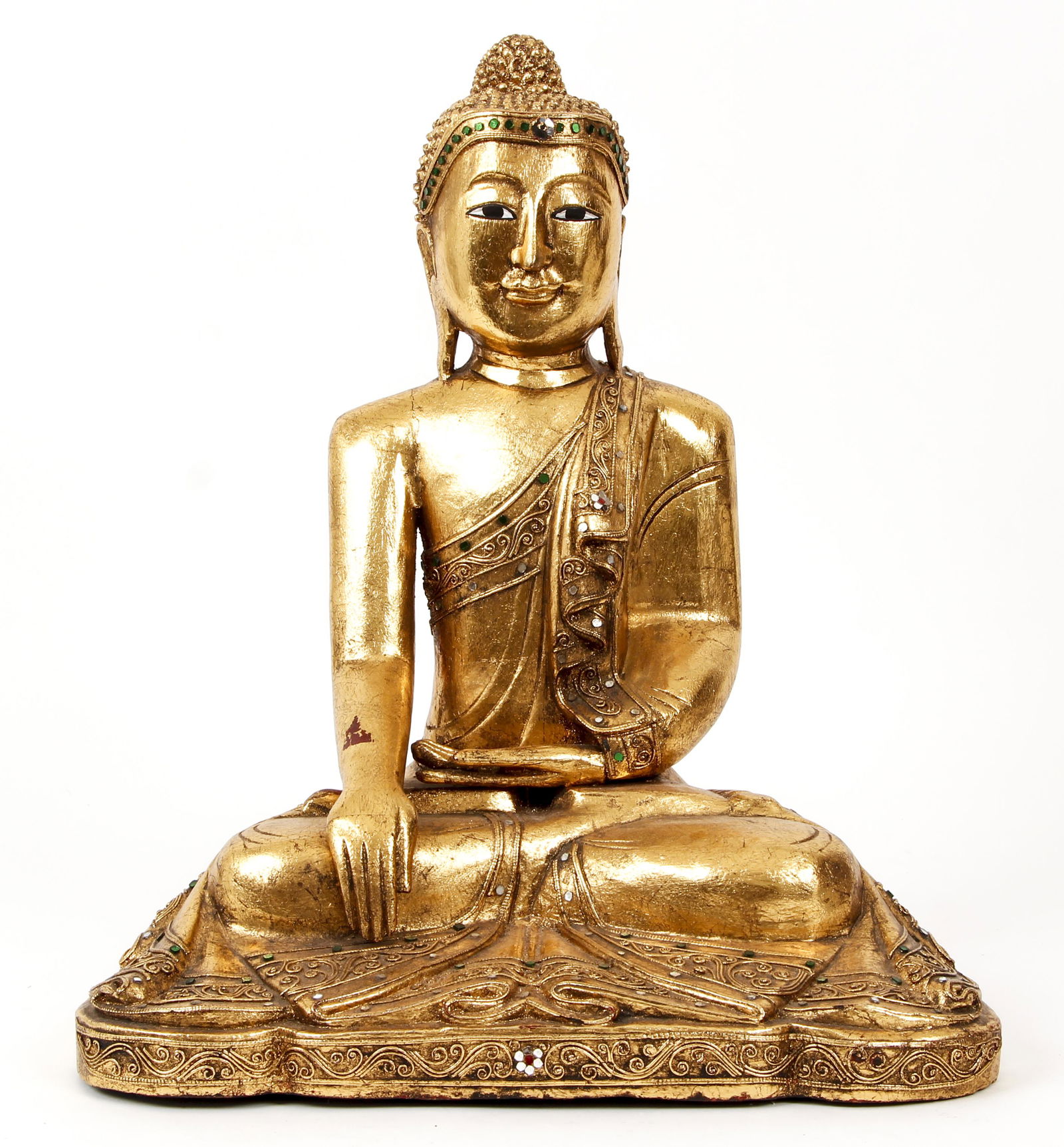 Modern Decorative Painted Thai Buddha Statue (1 of 6)