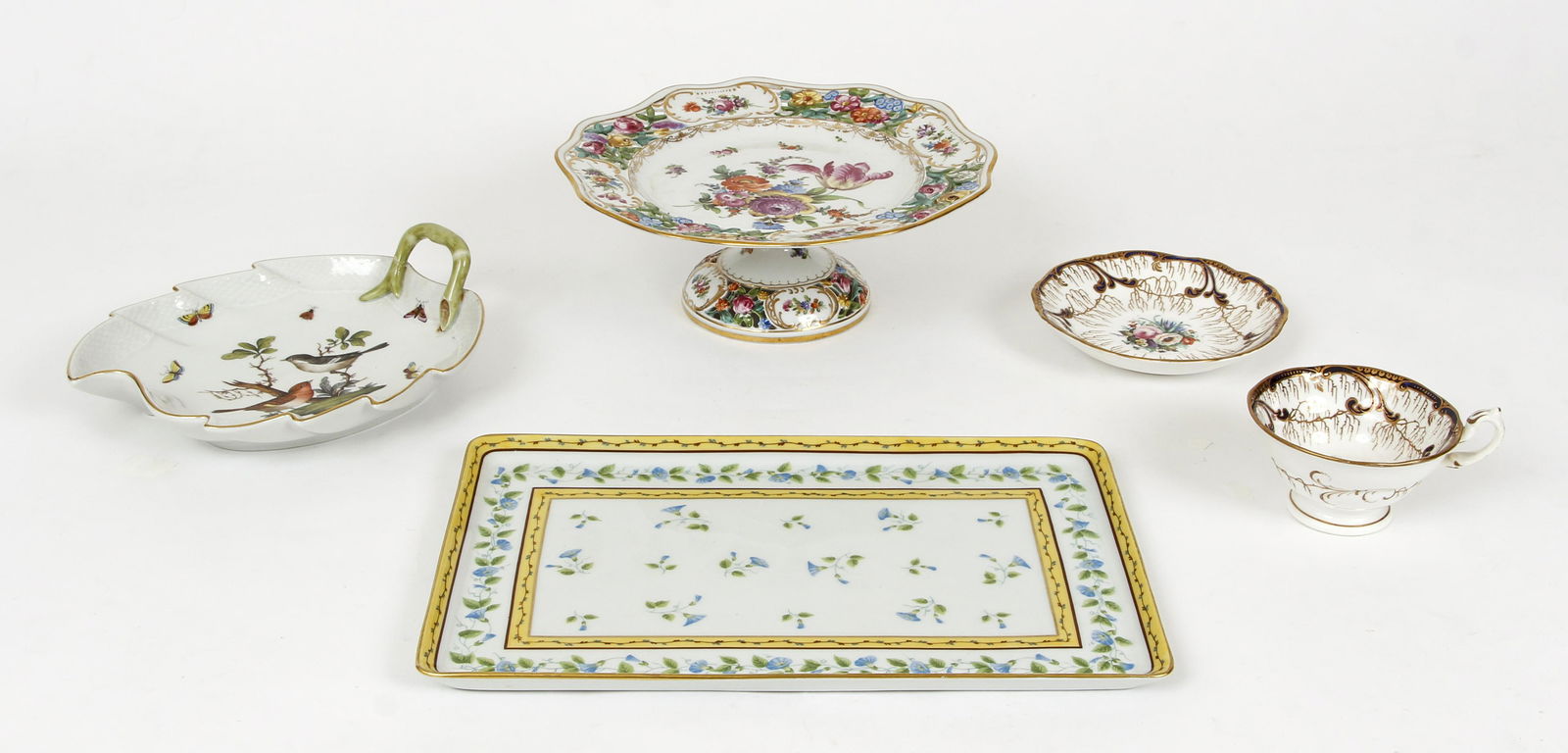 Lot European Porcelain Herend Limoges 5pcs (1 of 14)