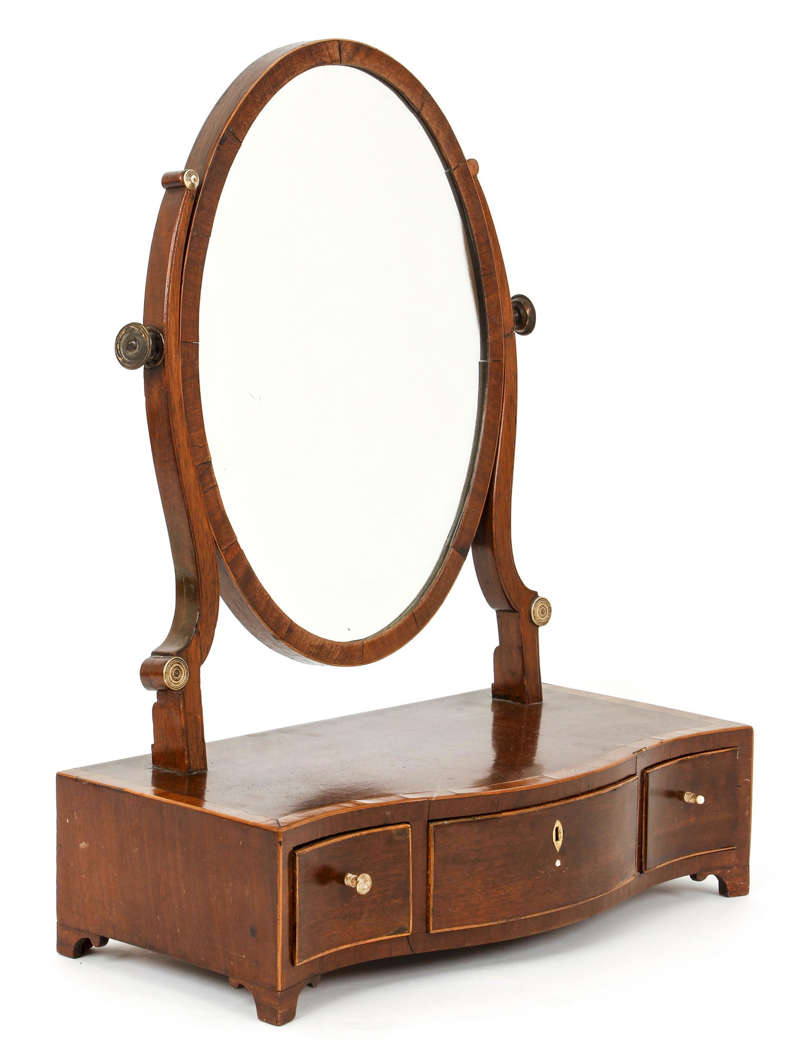 Antique Wooden Shaving Mirror (1 of 7)