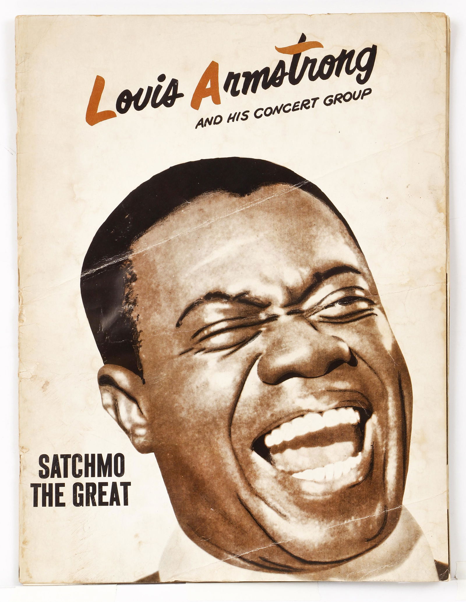 Louis Armstrong and His Band SIGNED Program 1950s (1 of 5)