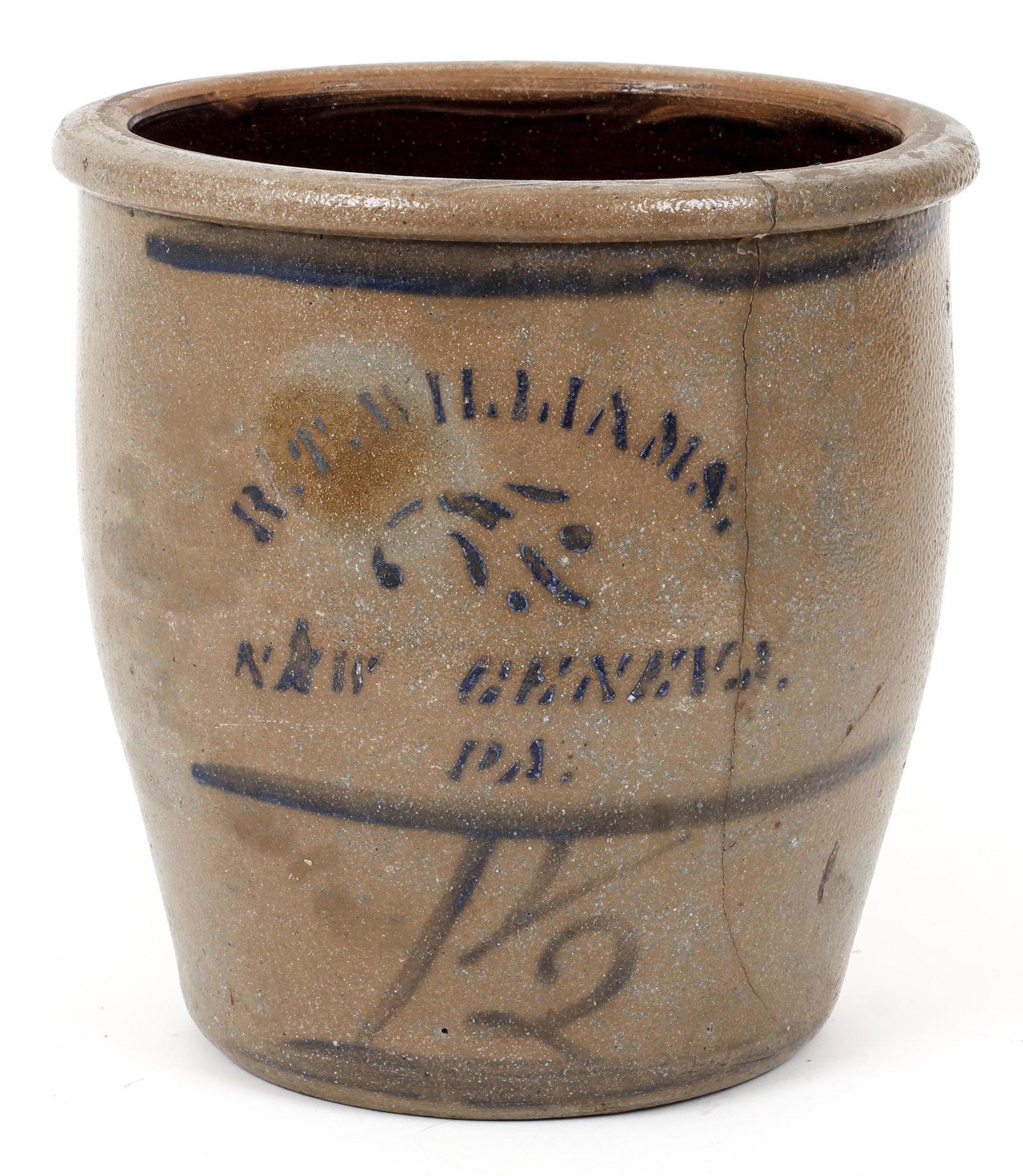 1.5 gallon Crock R.T. Williams New Geneva Pa. (1 of 7)