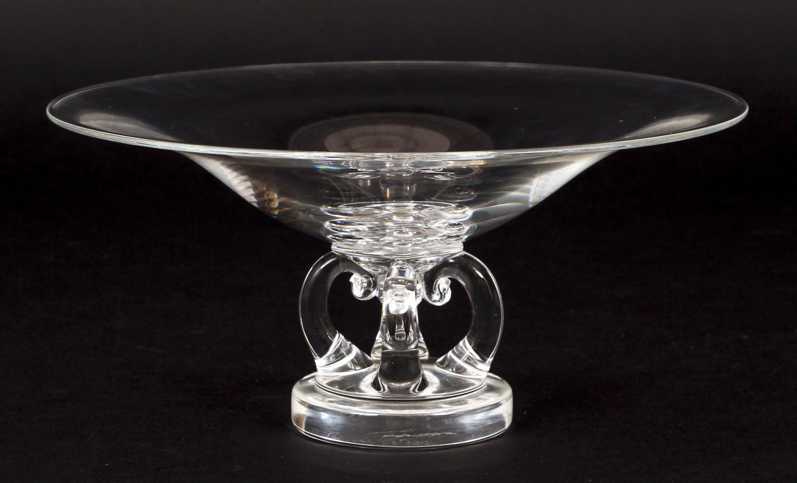 Steuben Glass Footed Bowl (1 of 5)