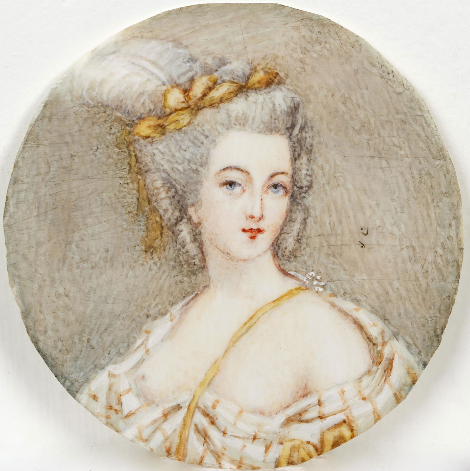 Antique French Portrait Miniature (1 of 4)