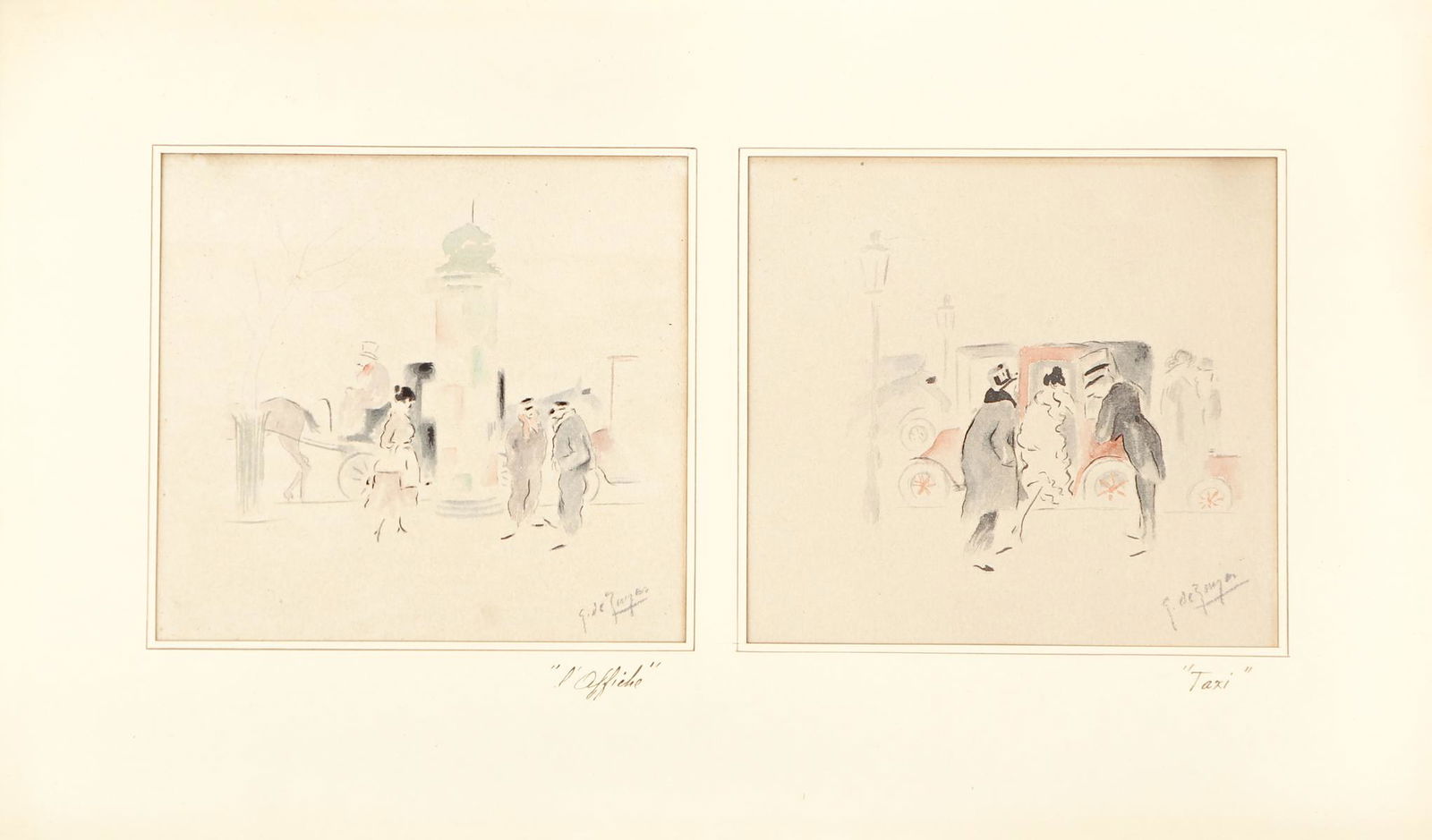 Two Watercolors by George de Zayas (1 of 9)