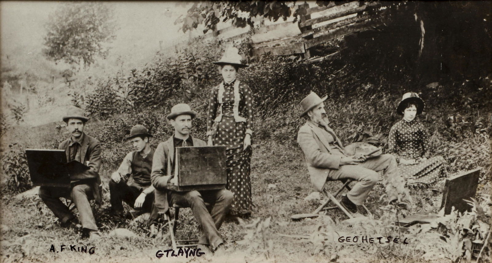 Original Photo Scalp Level Painters Hetzel King Layng (1 of 5)