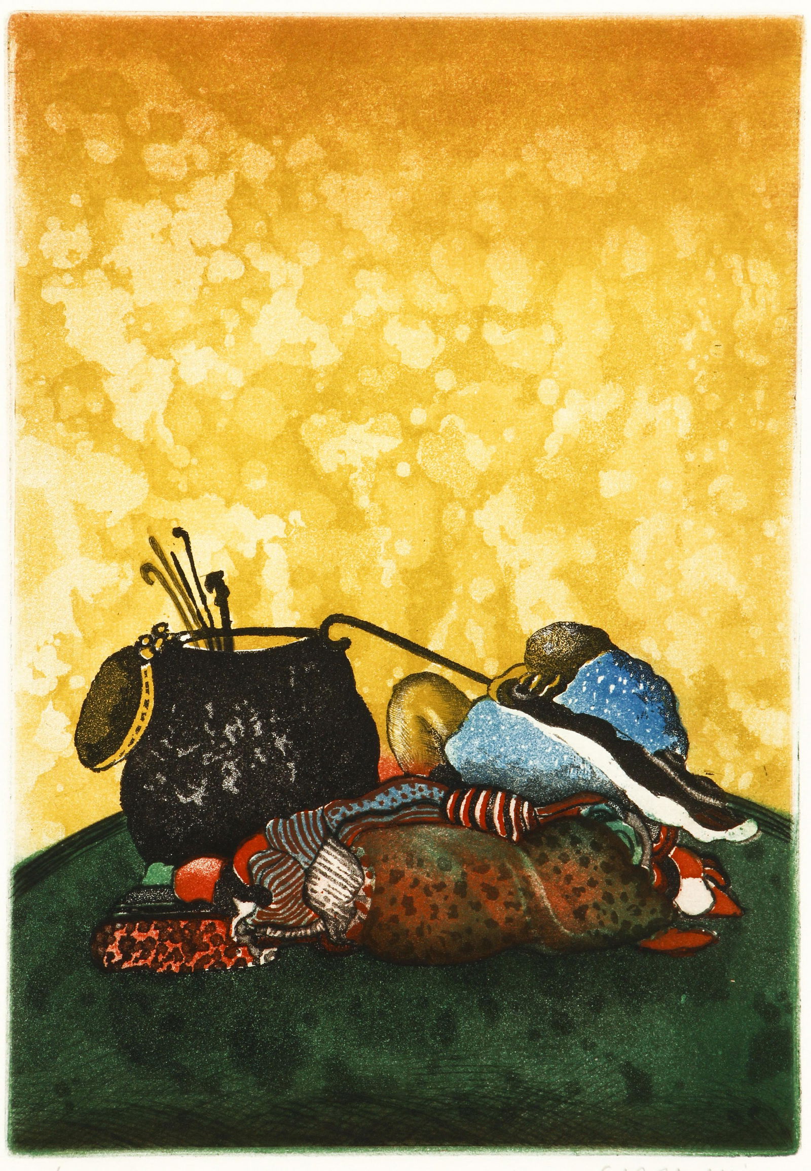 Elie Abrahami Signed Lithograph Still Life (1 of 5)