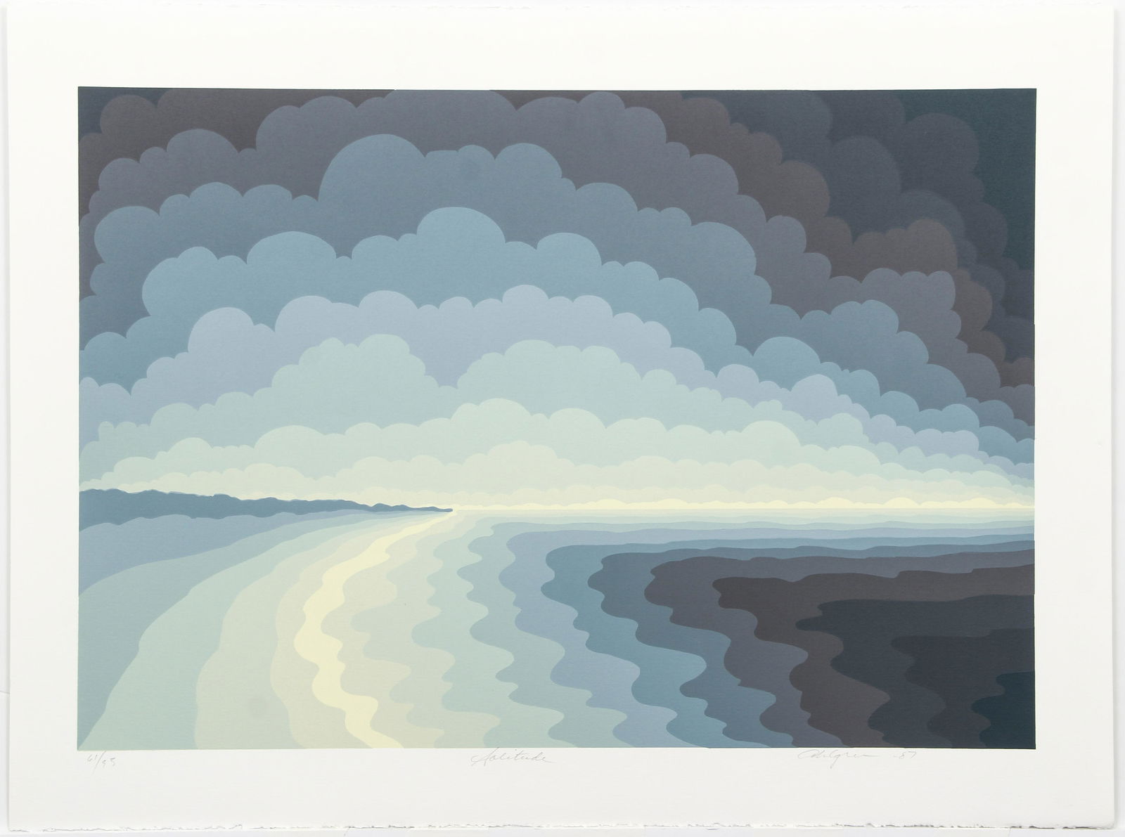 Pair of Roy Ahlgren Op Art Serigraphs Signed (1 of 10)