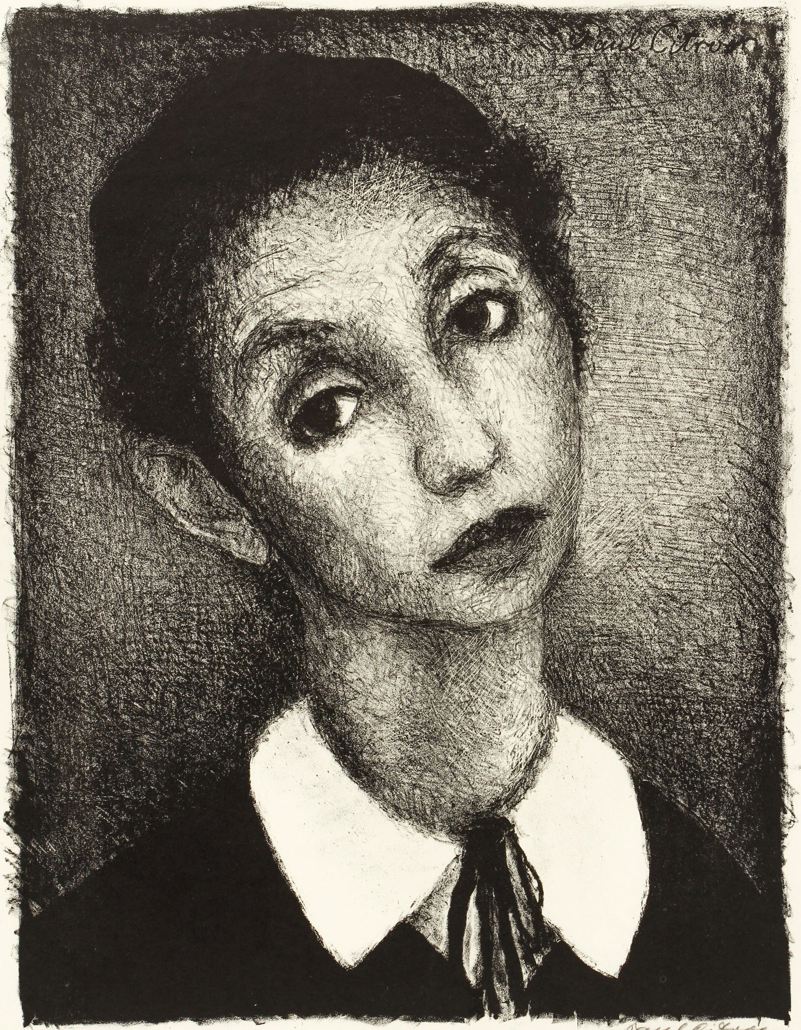 Paul Citroen Portrait of a Girl Signed Litho (1 of 4)