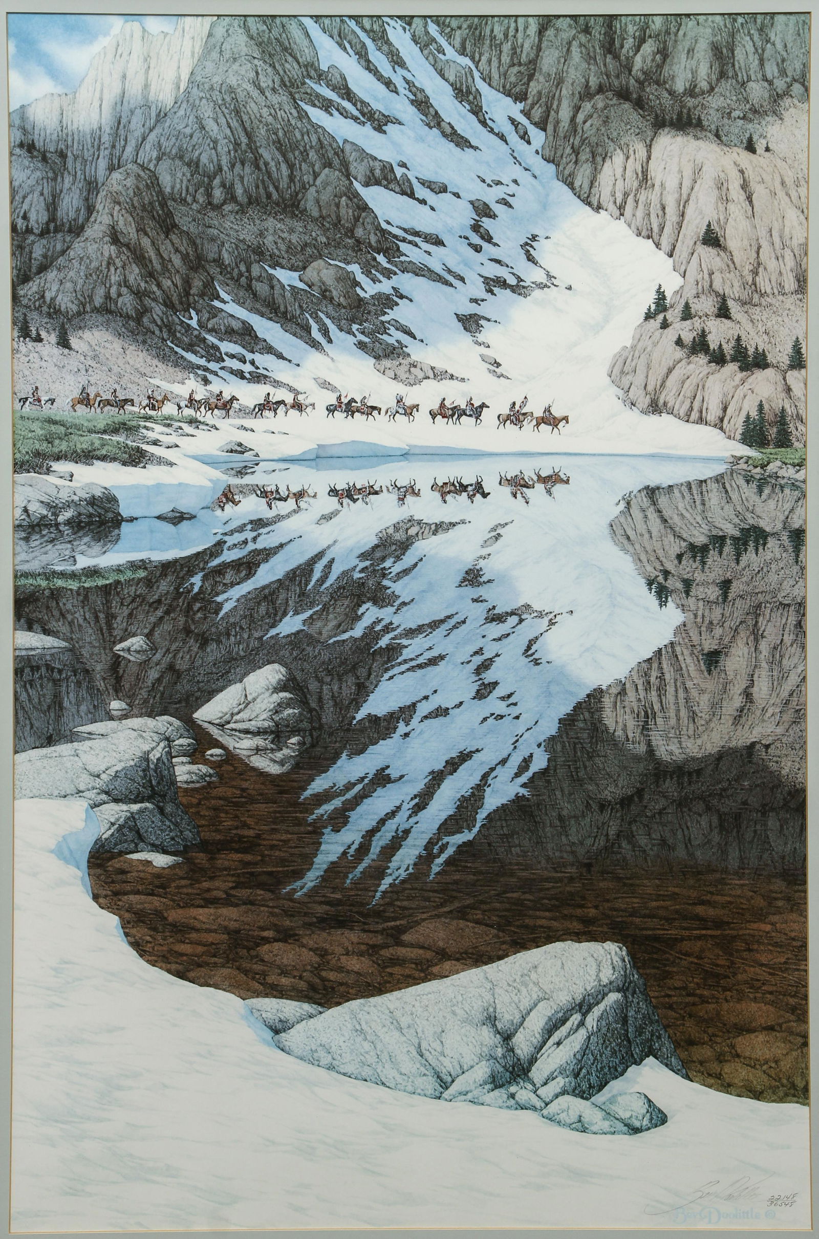 Bev Doolittle Season of the Eagle Signed Print (1 of 4)