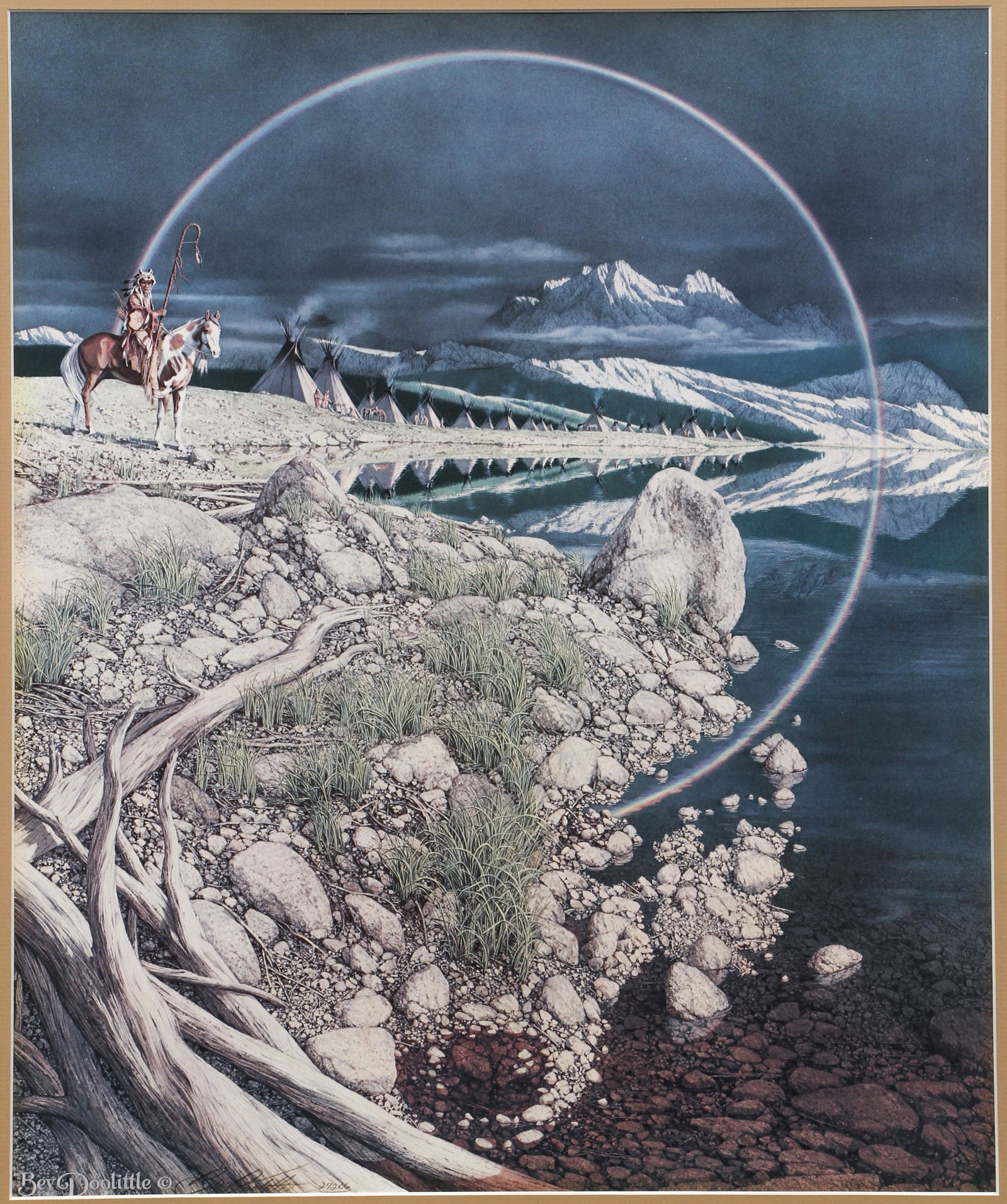 Bev Doolittle The Sentinel Signed Print Native (1 of 4)