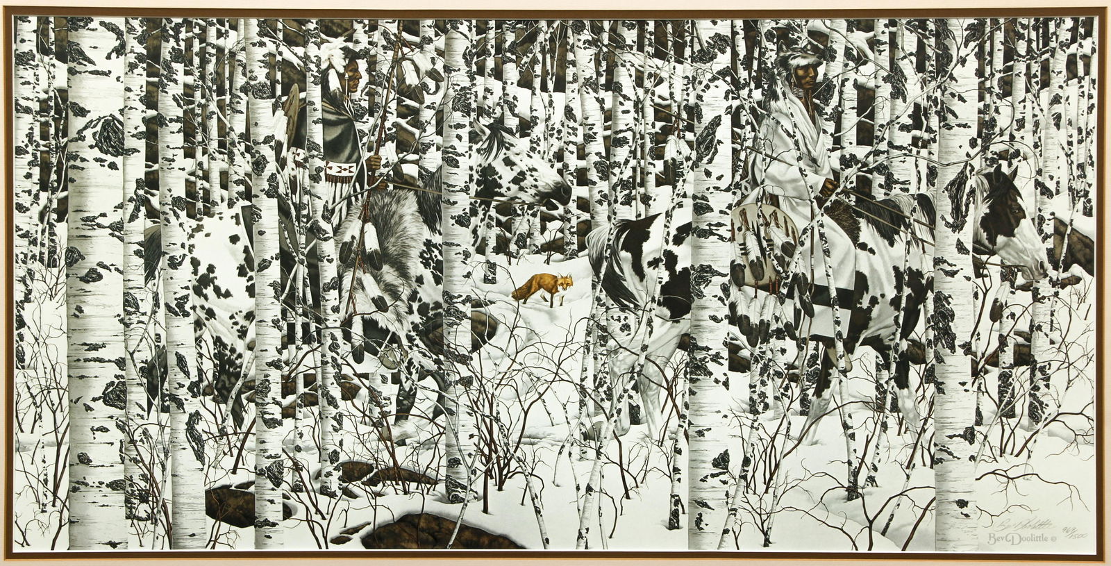 Bev Doolittle Woodland Encounter Signed Print (1 of 4)