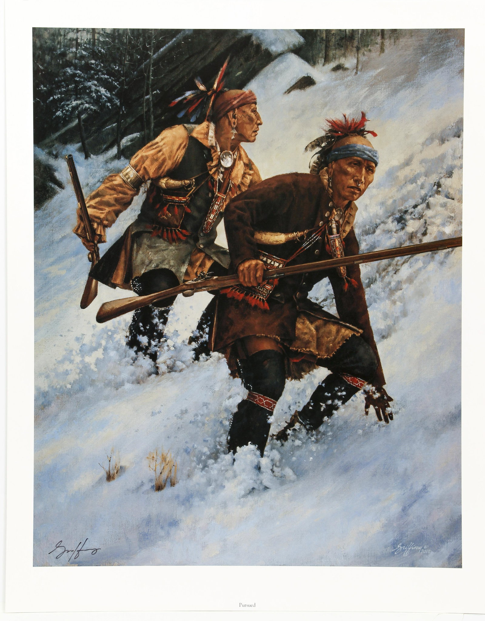 Robert Griffing open edition litho Pursued (1 of 4)