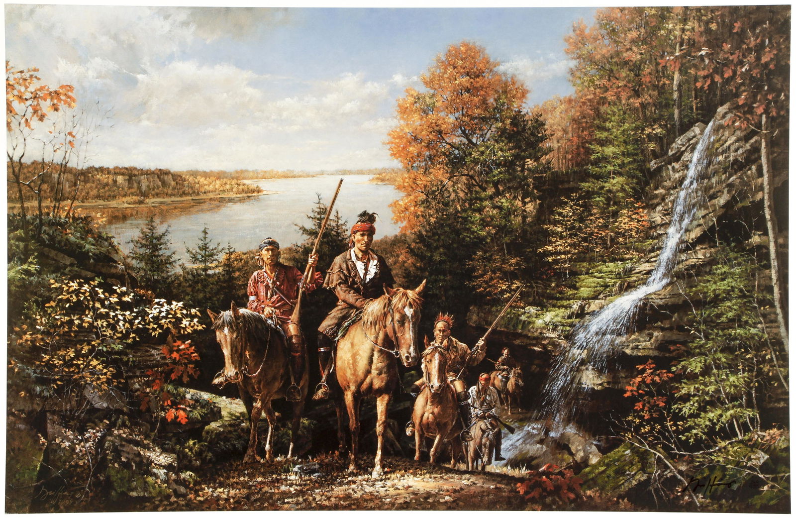 Robert Griffing signed litho Tecumseh Guardian of The (1 of 6)