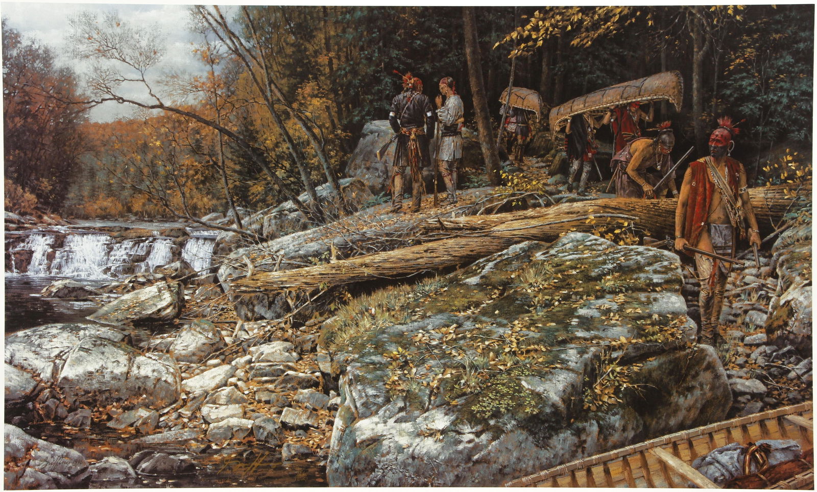 Robert Griffing signed litho The Portage (1 of 9)