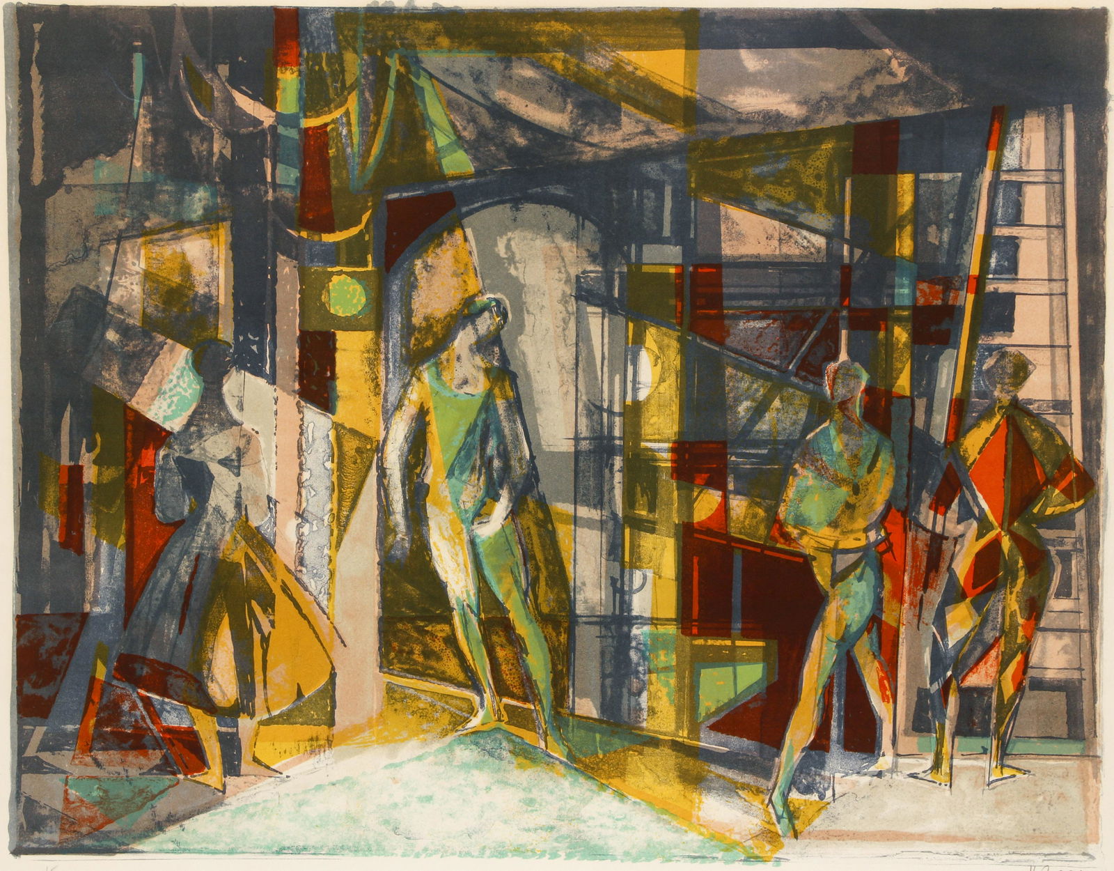 Camille Hilaire Rehearsal Signed Lithograph (1 of 5)