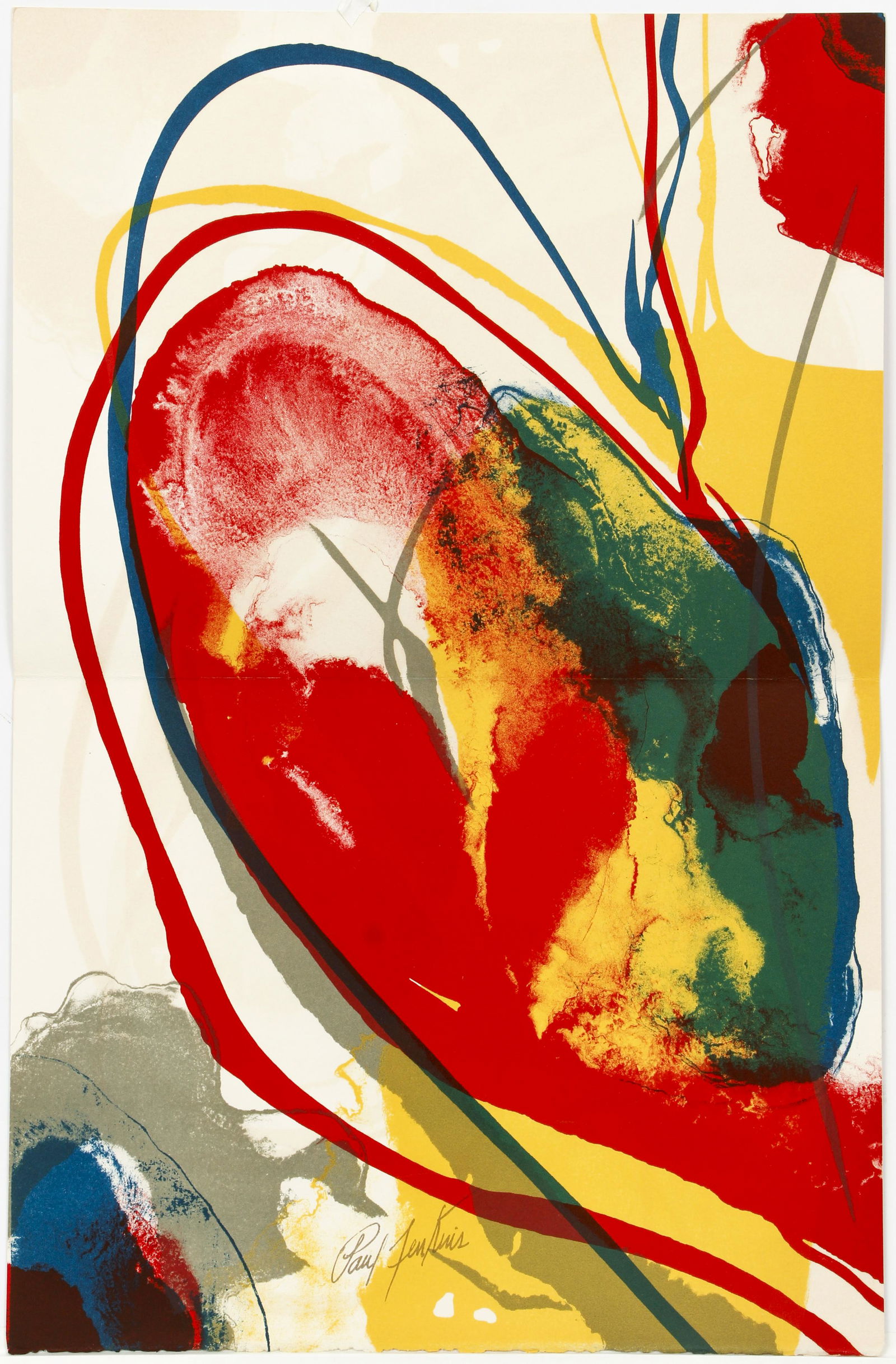 Paul Jenkins Composition pour Eric Original Litho (1 of 4)