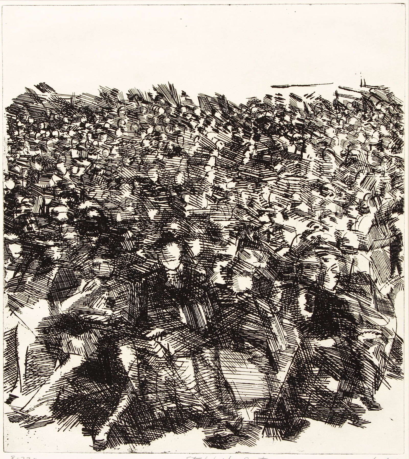 Gerson Leiber Stockholder's Meeting Signed Etching AAA (1 of 6)