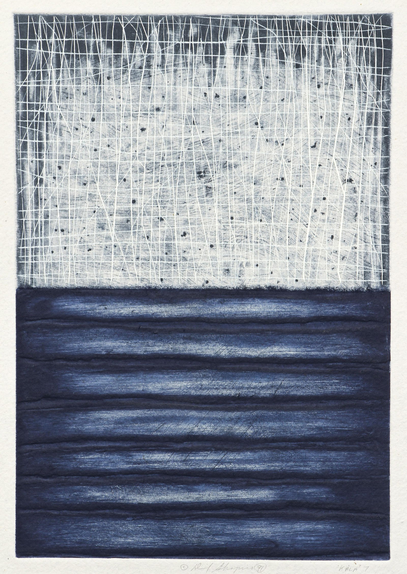 David Shapiro Kala 7 1991 Spit-Bite Etching Signed (1 of 5)