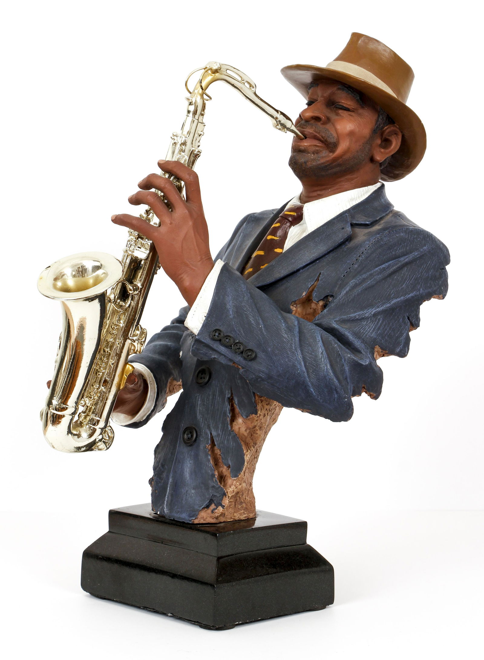 African American Jazz Sculpture Saxophone style of (1 of 5)