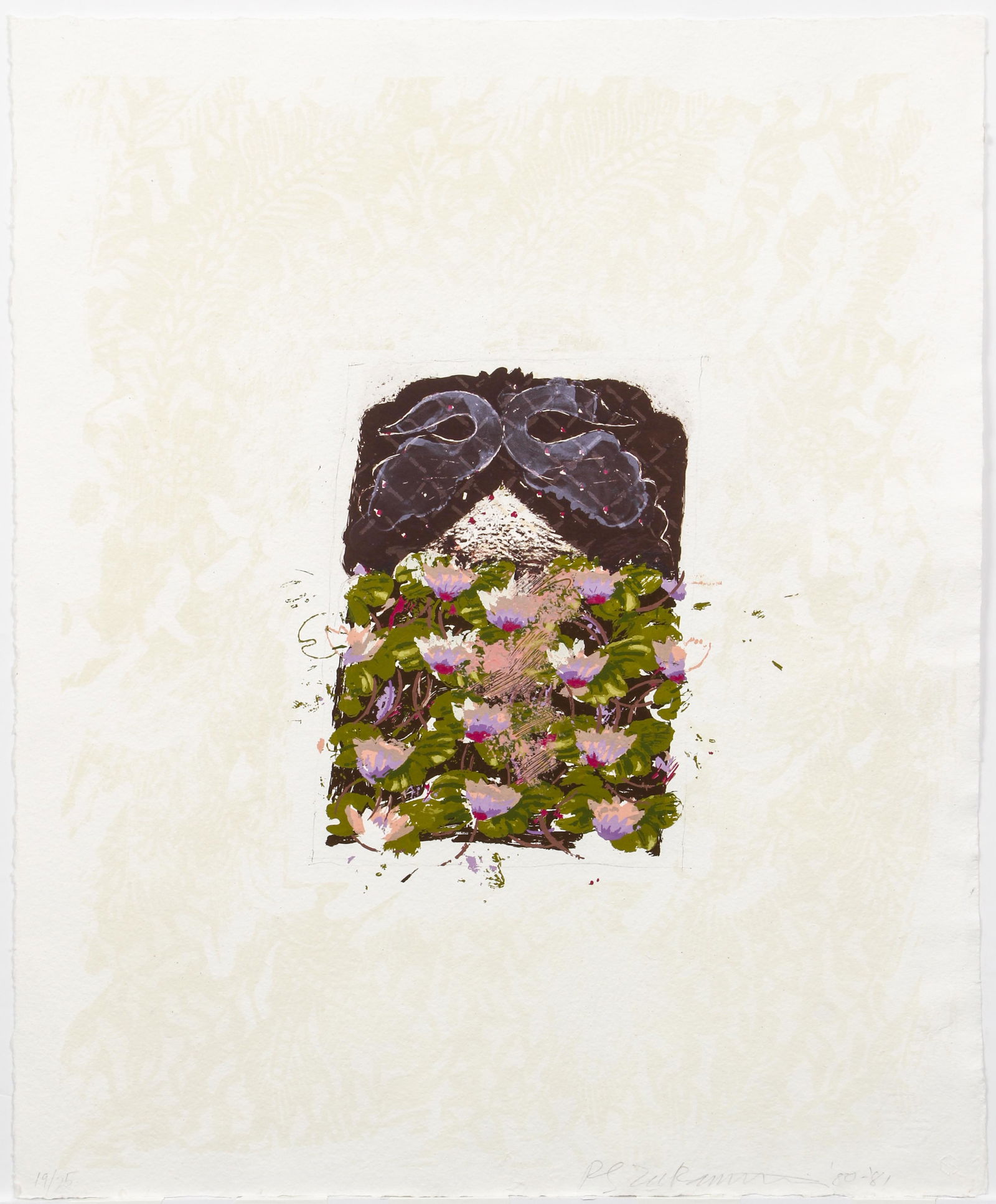 Robert Zakanitch Untitled Waterlilies 1980s Serigraph (1 of 4)