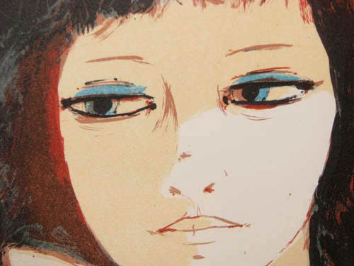 Charles Levier orig lith Café Scene: Artist: Levier, Charles (Corsican/American 1920-2004) Title: In the Café Date: n.d. Medium: lithograph printed in colors Dimensions: 21 x 15 inches Edition Number: 11/200 Signatur