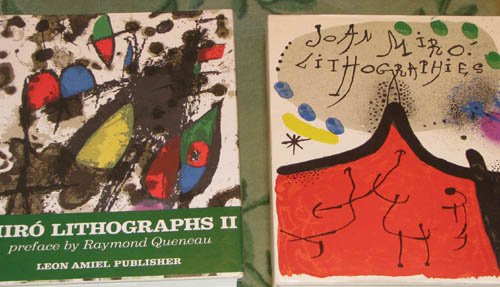 Joan Miro Lithographs Volume I and Volume II: Artist: Leris and Mourlot Title: Joan Miro Lithographs Volume I and Volume II Medium: books