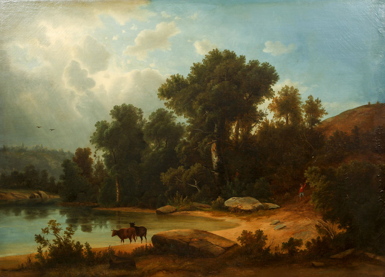 19th Century European School Idyllic Landscape (1 of 5)