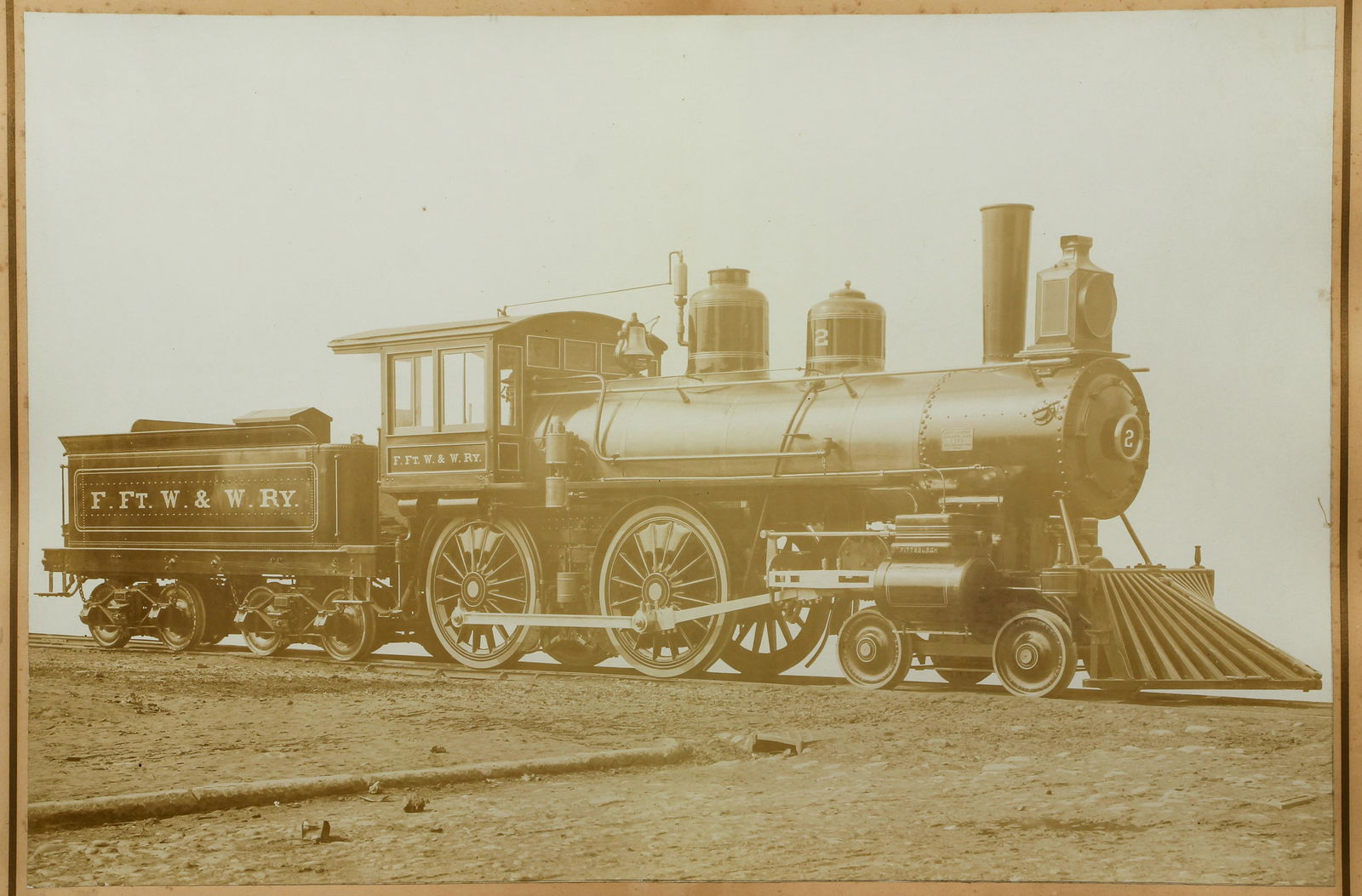 Original Pittsburgh Locomotive Works Builder's Photo (1 of 5)