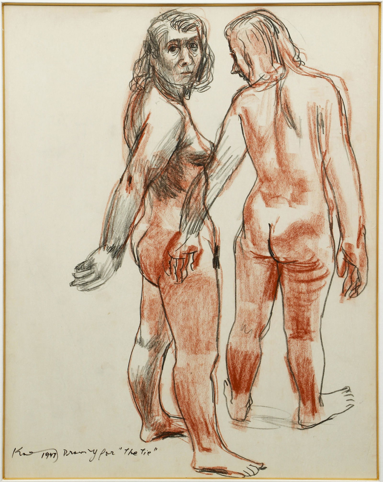 Henry Koerner Study for The Tie 1947 (1 of 5)