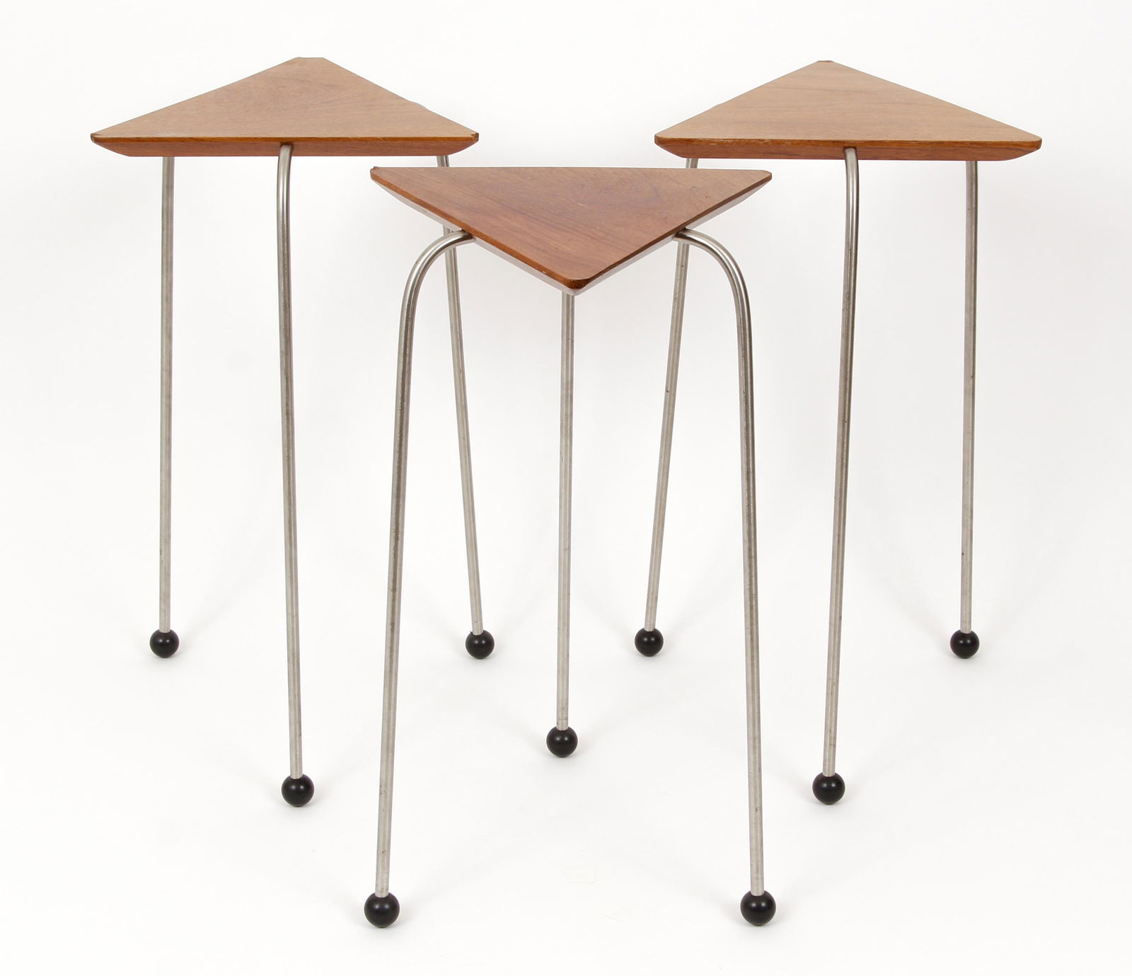 3pc David Kiernan Triangular Nesting Stools (1 of 5)