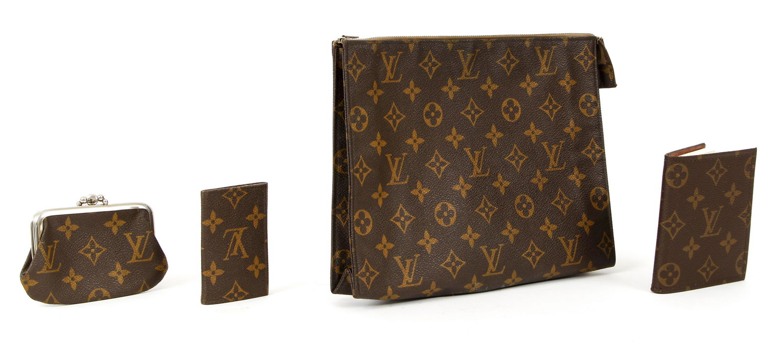 Lot of 4 vintage Louis Vuitton Bags Key Holder Coin (1 of 7)