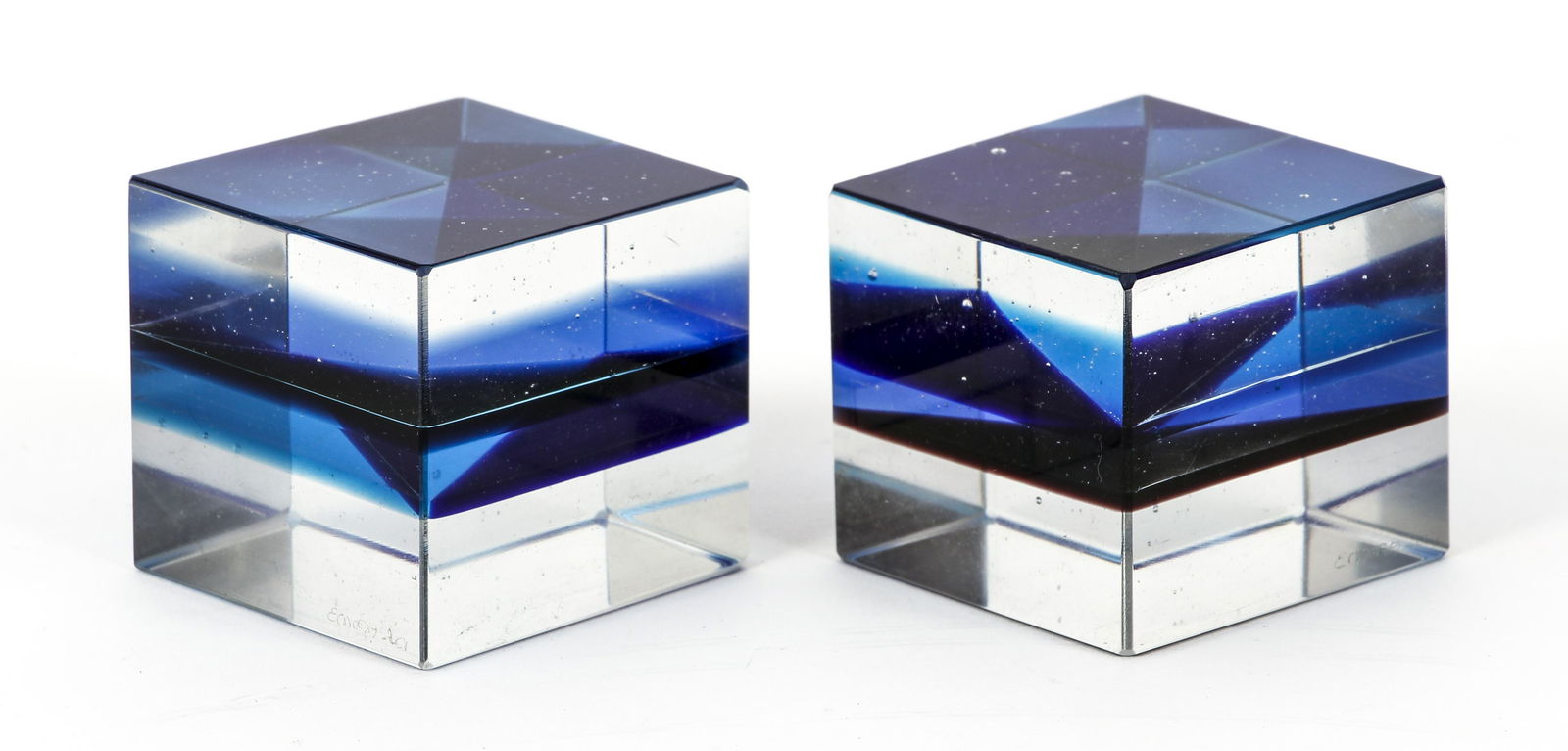 Emma Varga Pair of Glass Cubes 2001 (1 of 7)