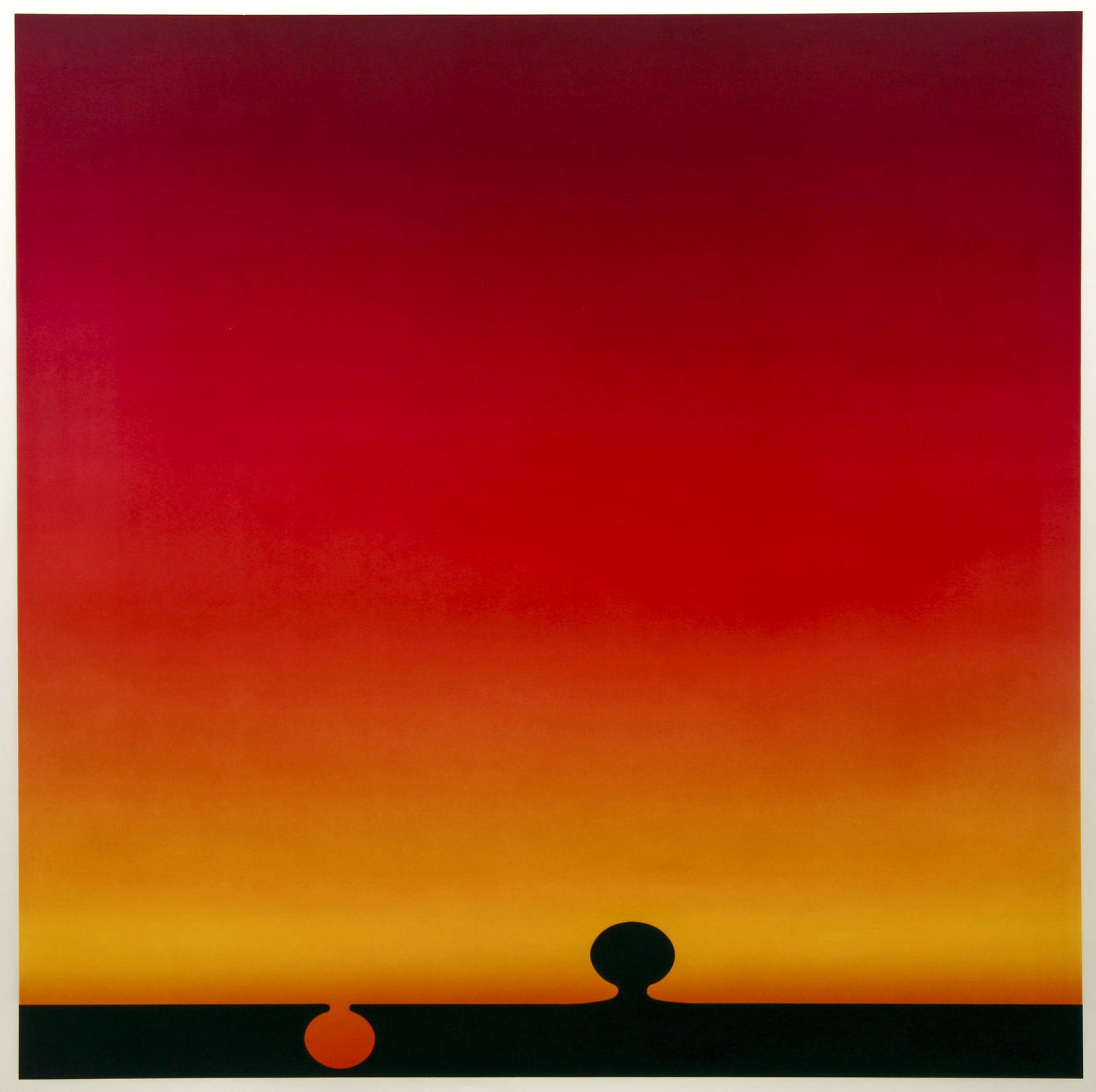 Herbert Bayer Afterglow Signed Screenprint 1975 (1 of 6)