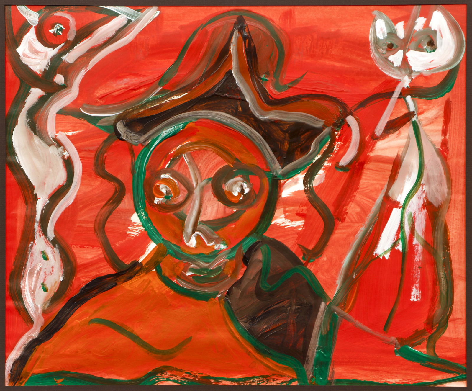 Herbert Gentry I'll Take the Cat 1973 Painting (1 of 5)