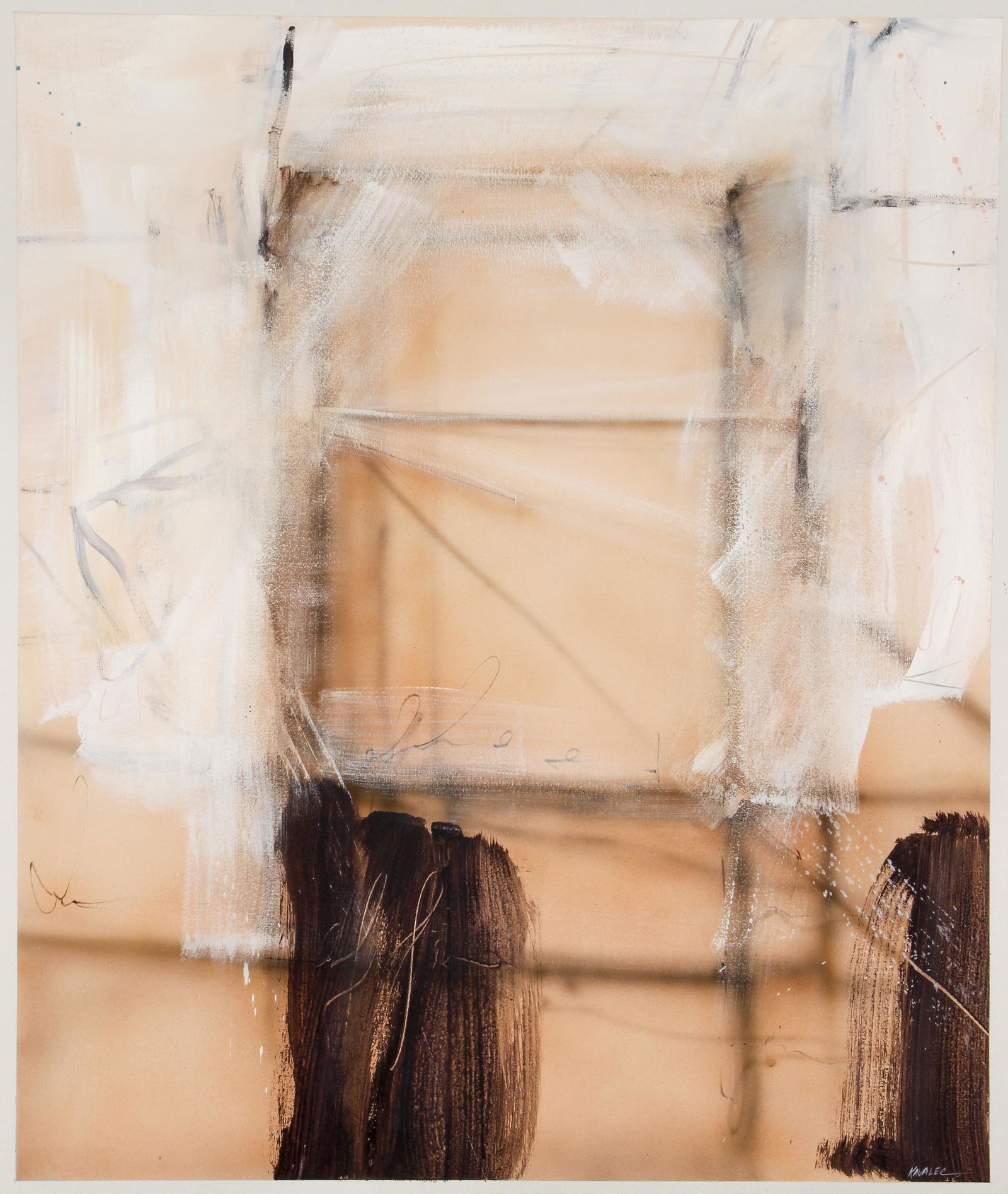 Greg Kavalec acrylic on canvas Untitled Abstraction (1 of 4)