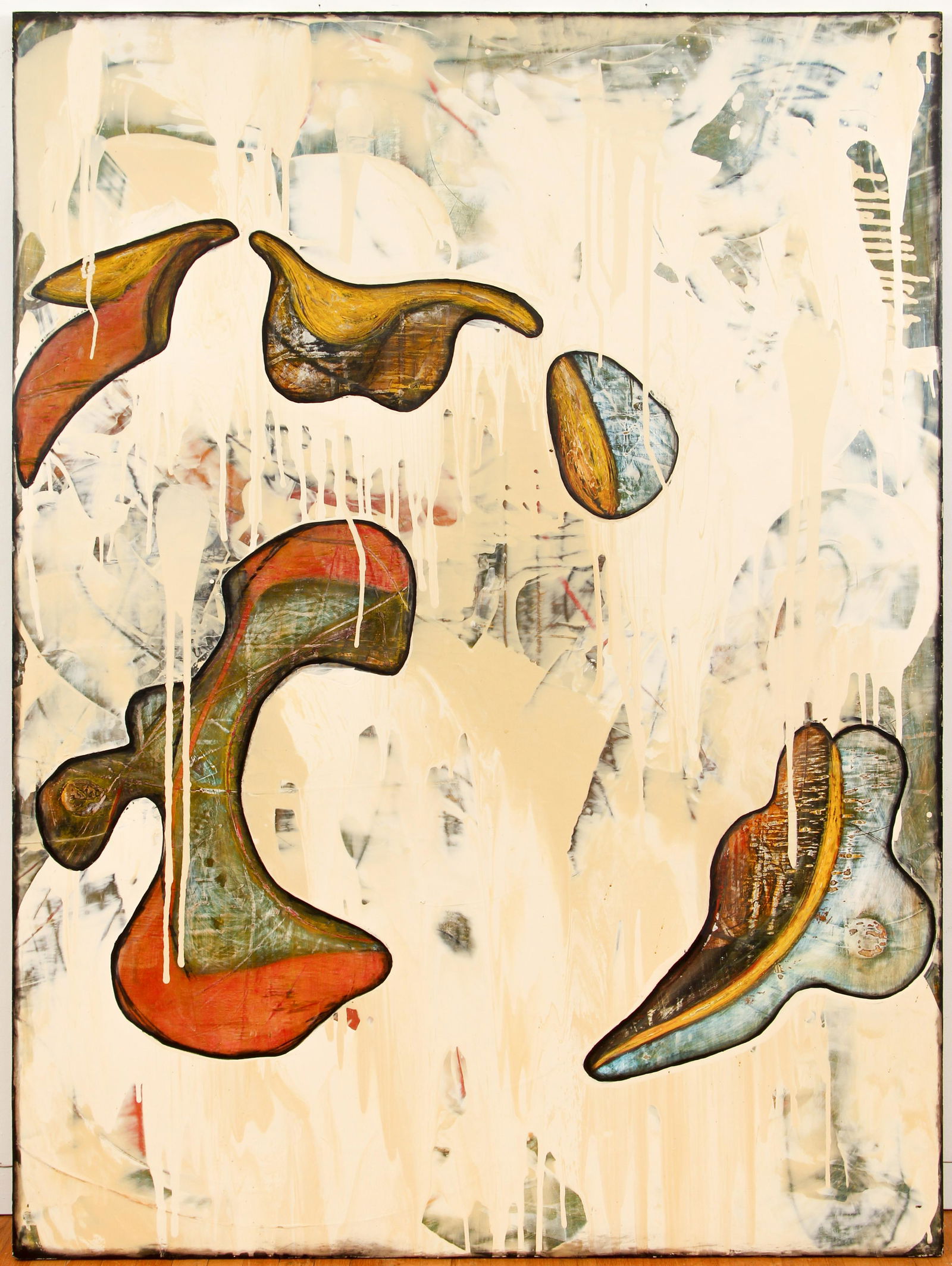 Michael Kessler acrylic painting MILKY WAY I, 1988 (1 of 4)