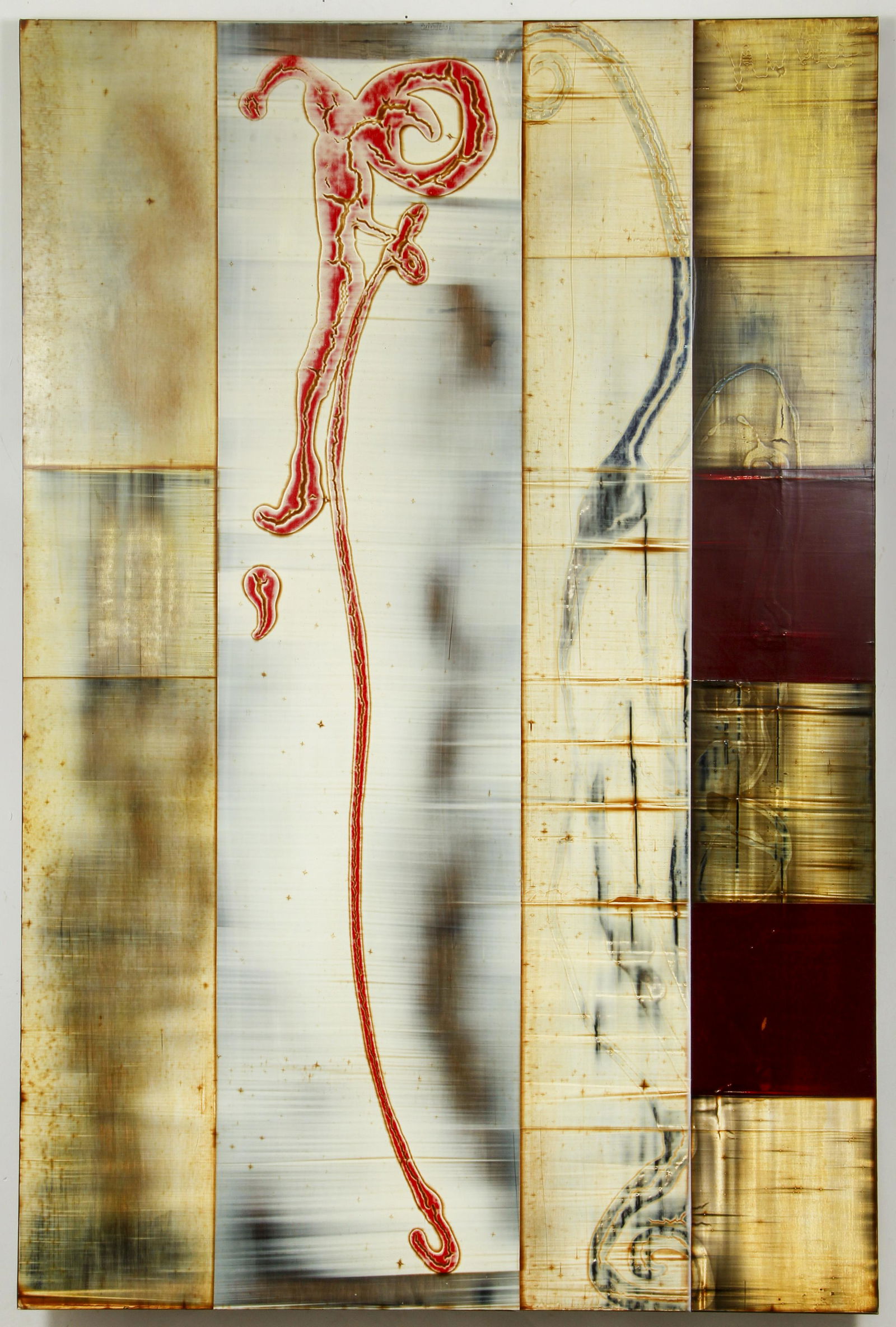 Michael Kessler 1994 acrylic Rarely But (1 of 4)