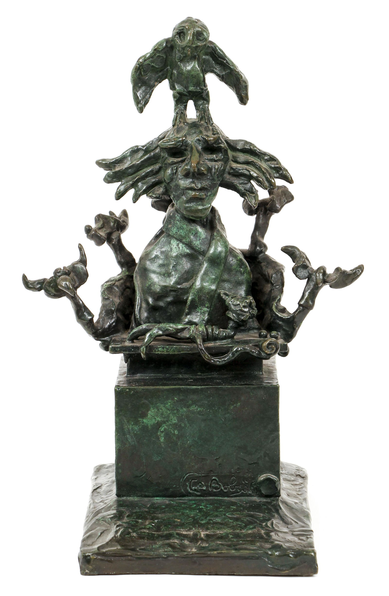 Bob La Bobgah bronze Maquette for Portrait of an Actor (1 of 7)