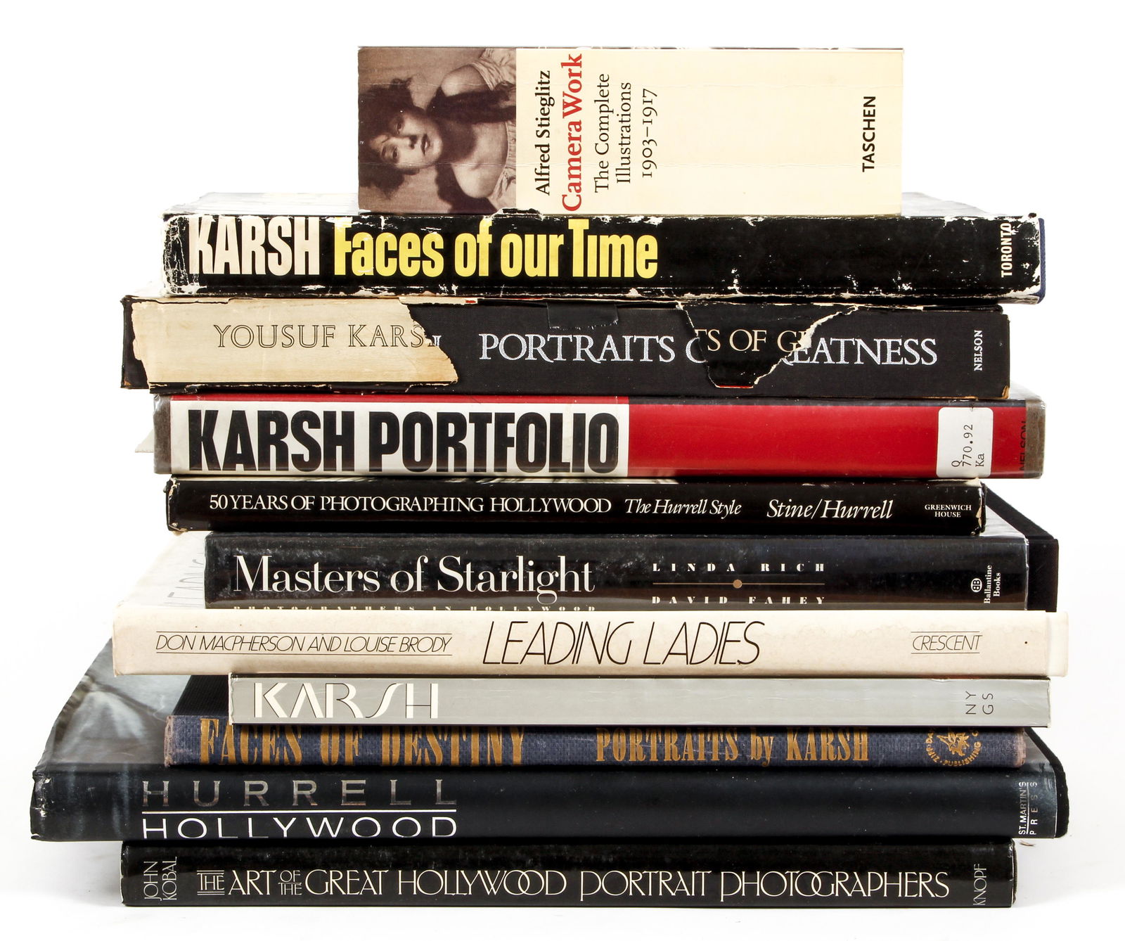 Lot of 11 photography books Karsh Hollywood Hurrell (1 of 4)