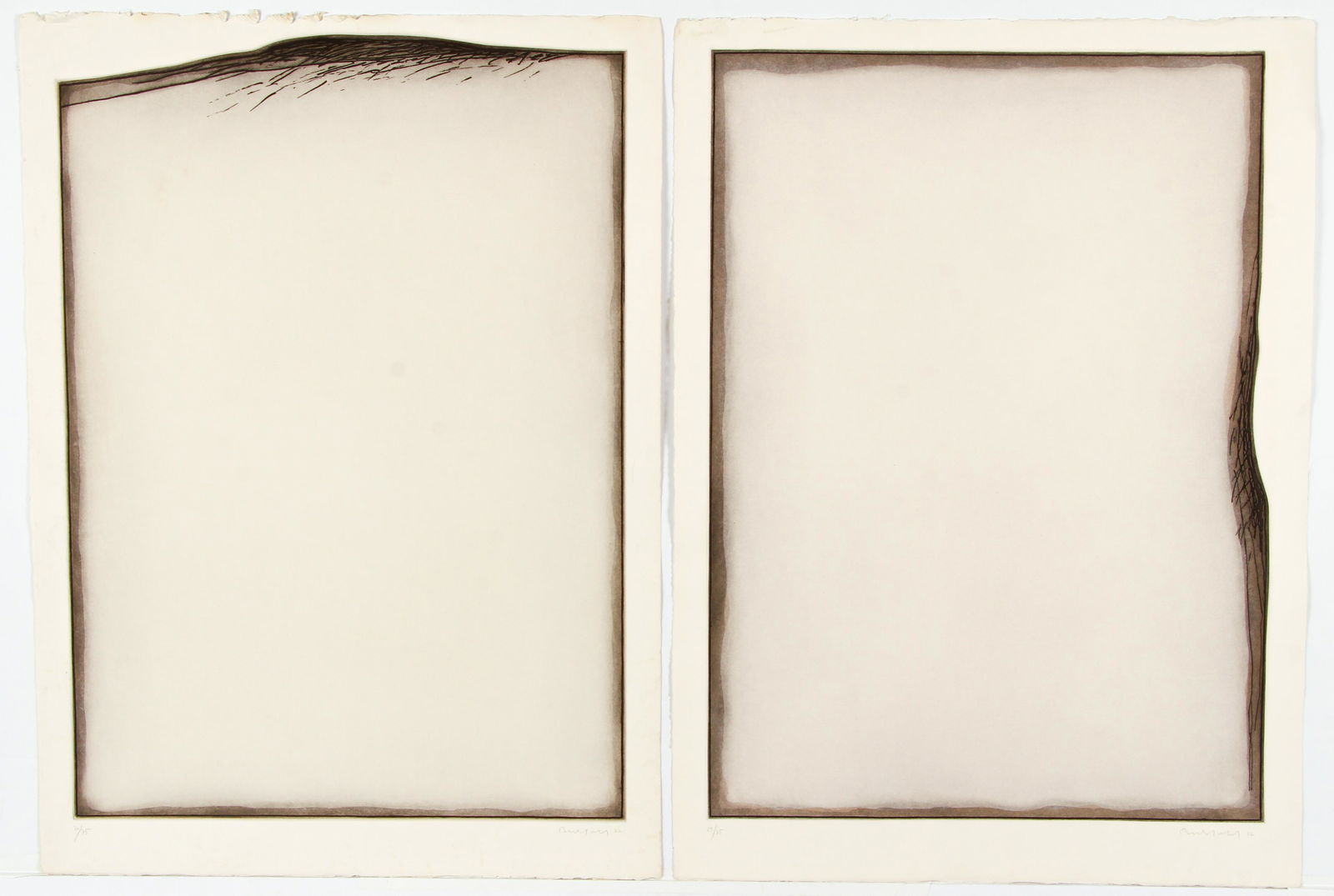 2 Erwin Bechtold signed lithographs Margenes (1 of 9)