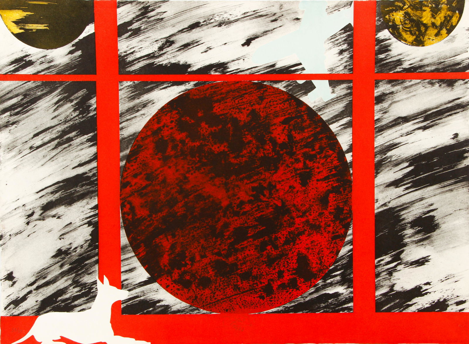 Billy Al Bengston Untitled 1988 Color Etching Signed (1 of 5)