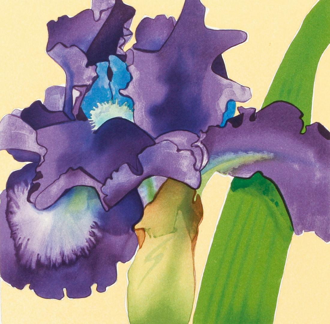 Gary Bukovnik 1998 orig litho Iris (1 of 5)