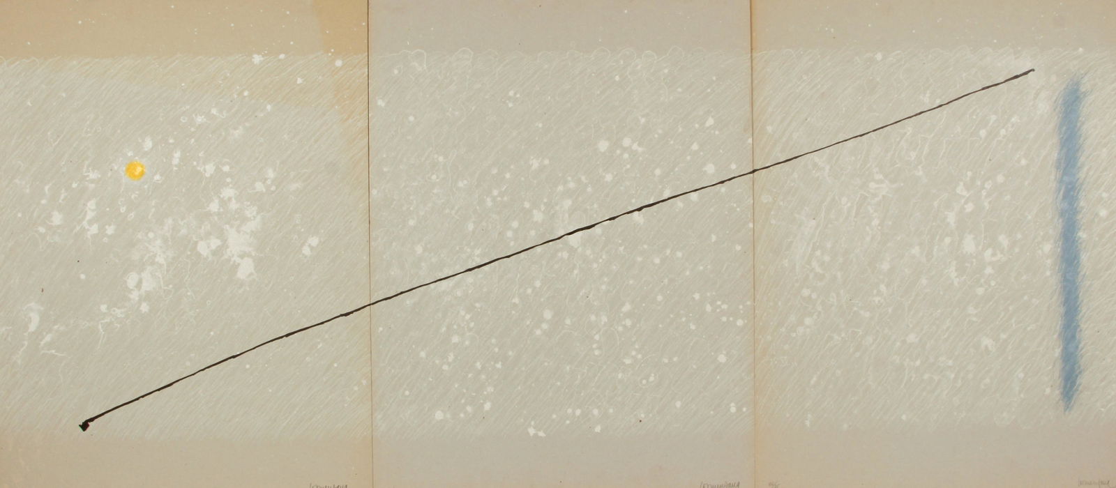 Enric Cormenzana orig litho abstract triptych (1 of 15)