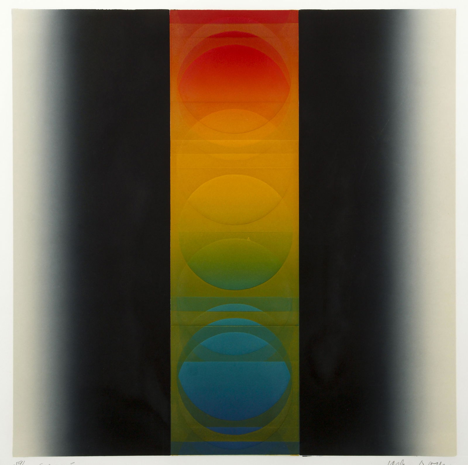 Carlos Davila Eclipse II Color Etching Signed (1 of 5)