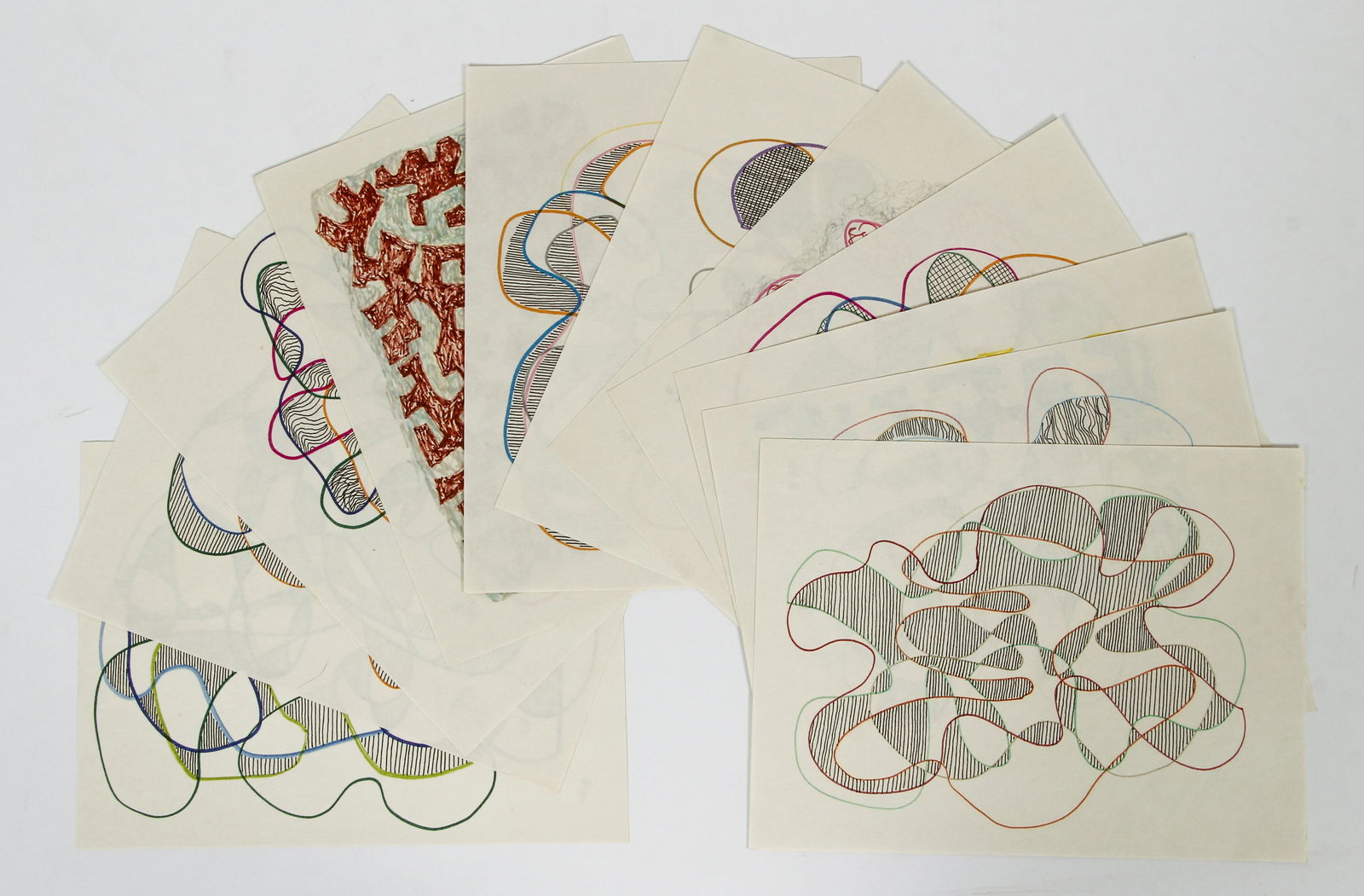 11 William Glen Davis drawings (1 of 5)